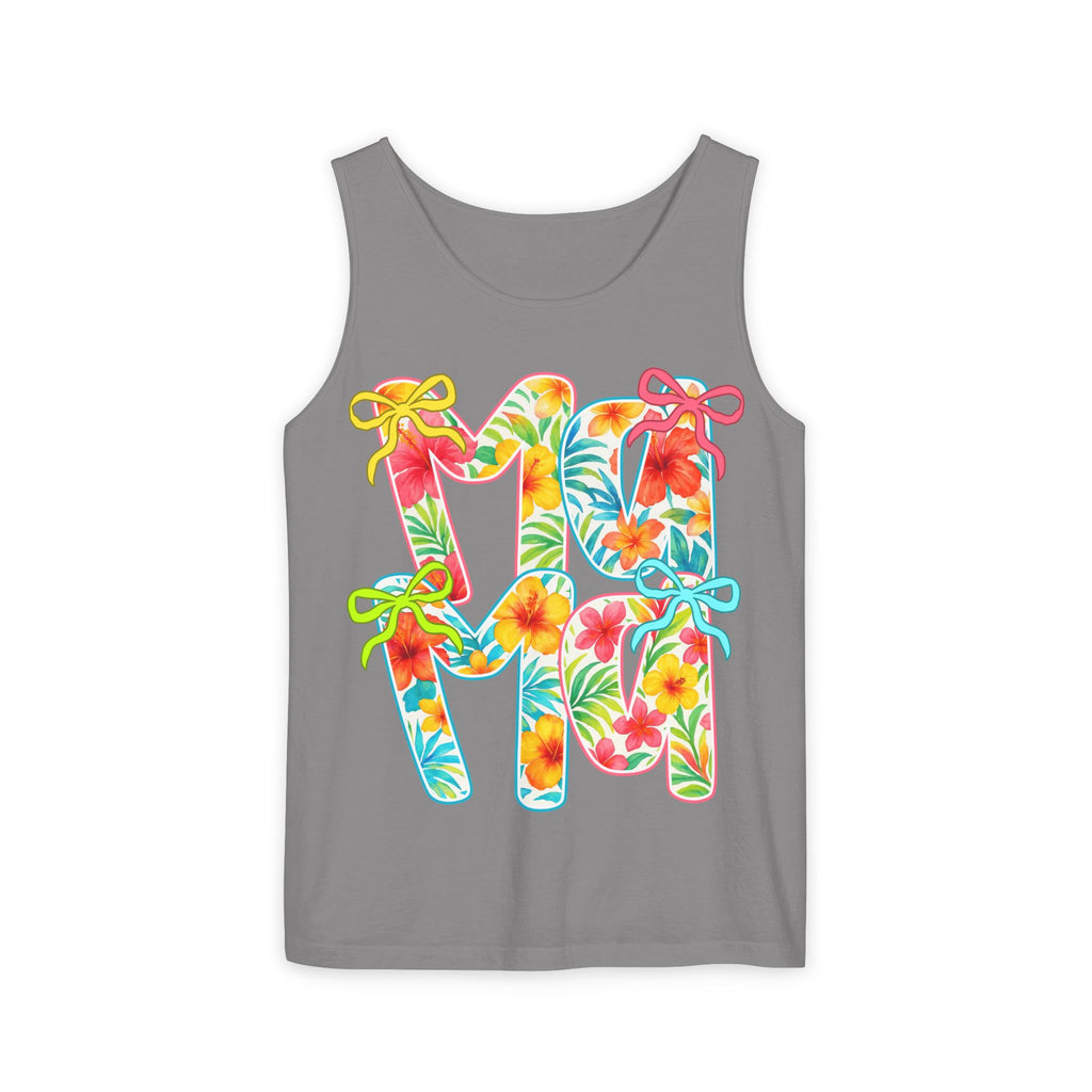 Hawaii Floral 'Mama' Tank Top — Tropical Vacation Beachwear
