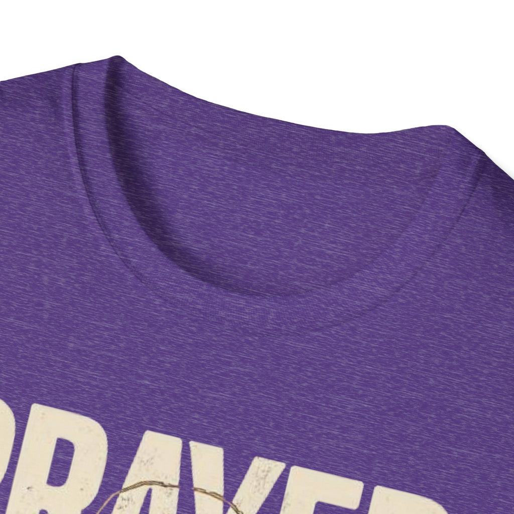 Prayer Warrior T-Shirt — Meditative Jesus Graphic Tee