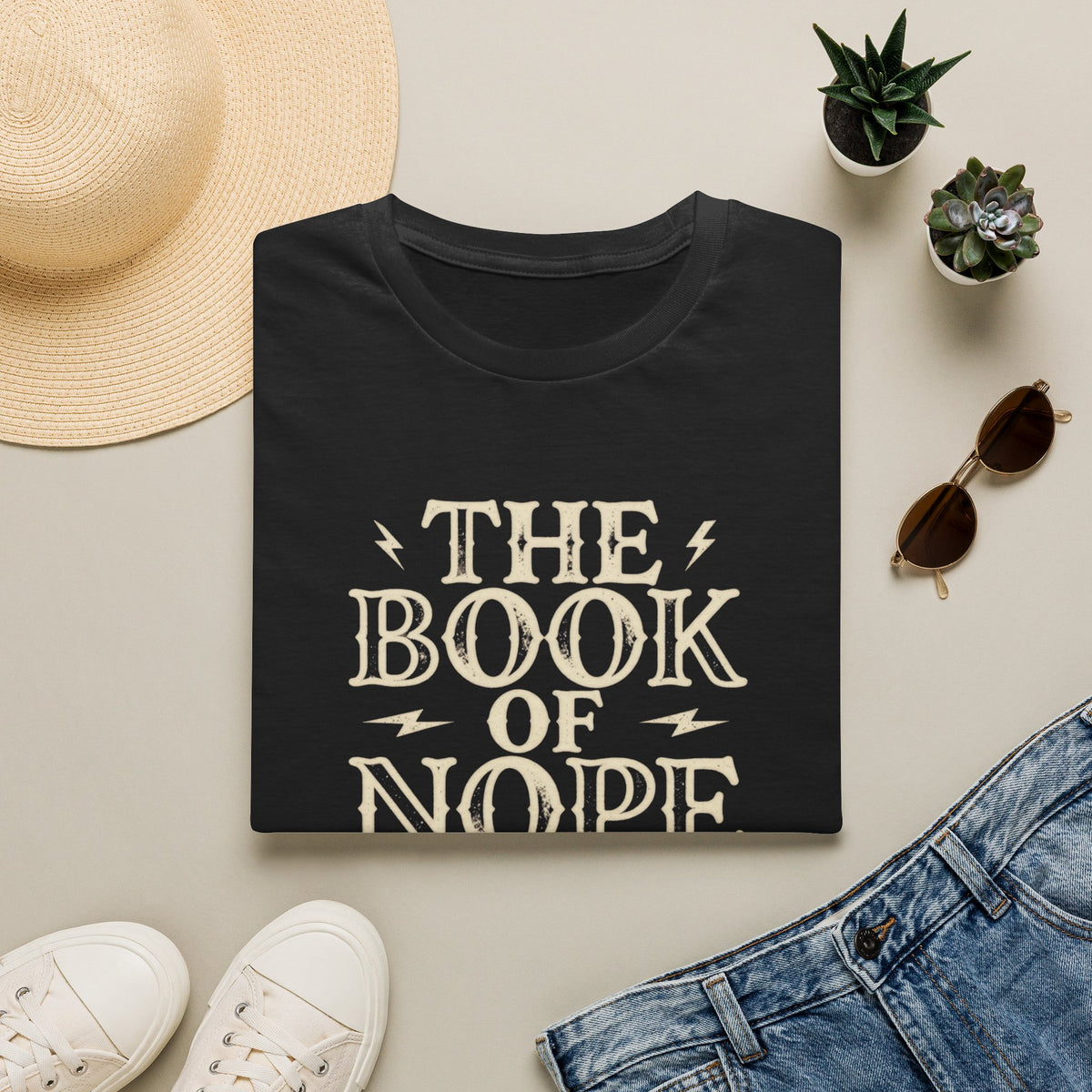 T‑Shirt — "The Book of Nope" Graphic Tee