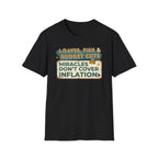 T‑Shirt — "Loaves, Fish & Budget Cuts: Miracles Don’t Cover Inflation"