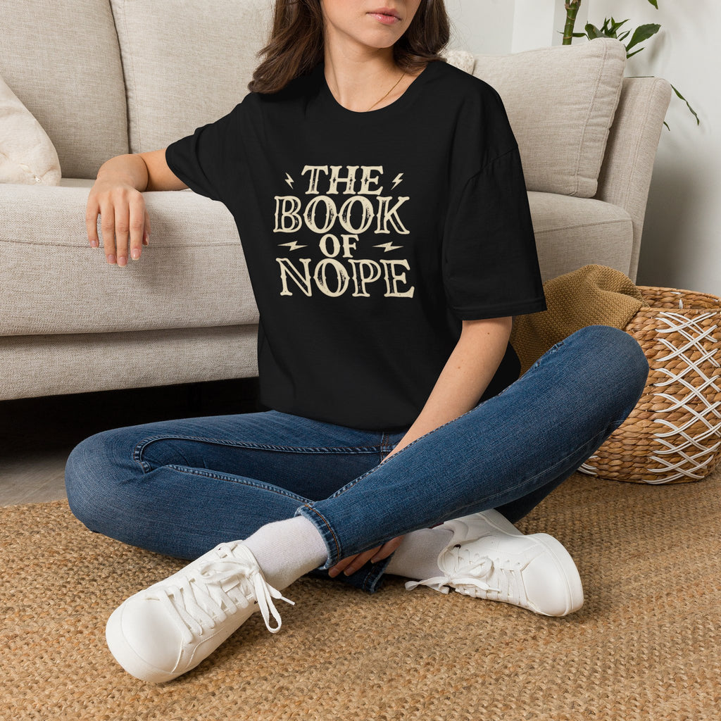 T‑Shirt — "The Book of Nope" Graphic Tee