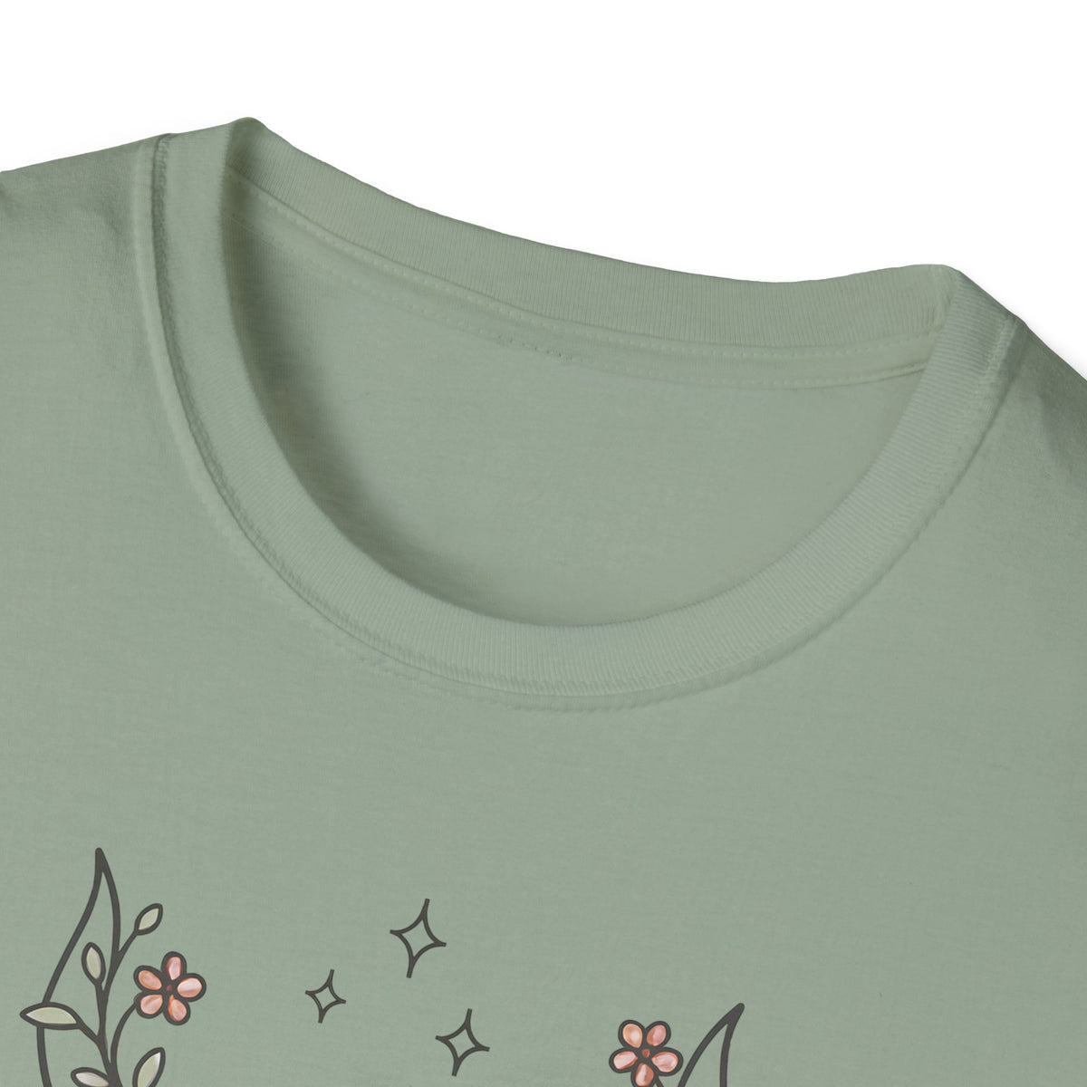 Floral deer skull T-Shirt