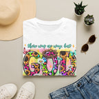 Floral 'God Made a Way' Christian Graphic T-Shirt