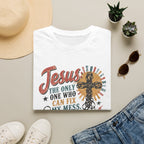 Jesus Is The Only One Who Can Fix My Mess T-Shirt — Christian Vintage Cassette Graphic Tee