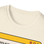 T-Shirt — "Powered by Jesus and Sarcasm" Graphic Tee