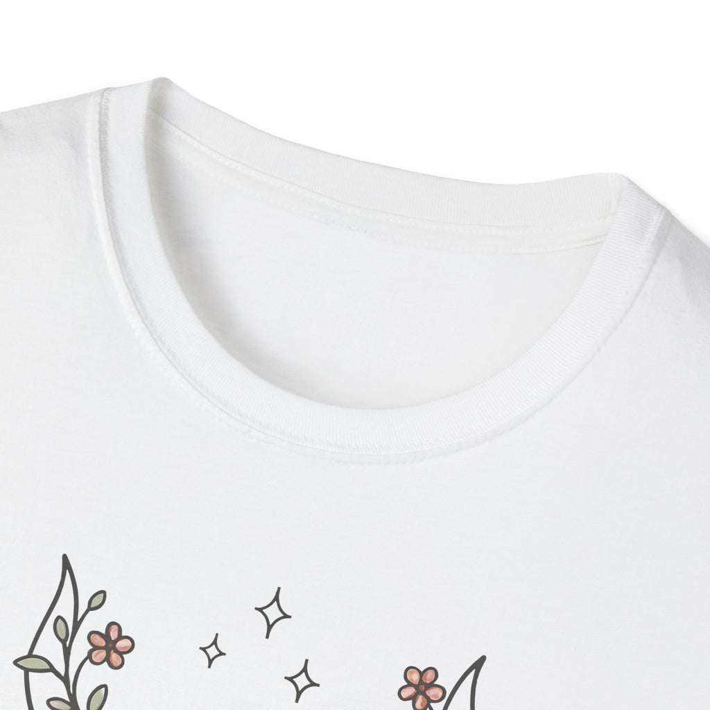 Floral deer skull T-Shirt