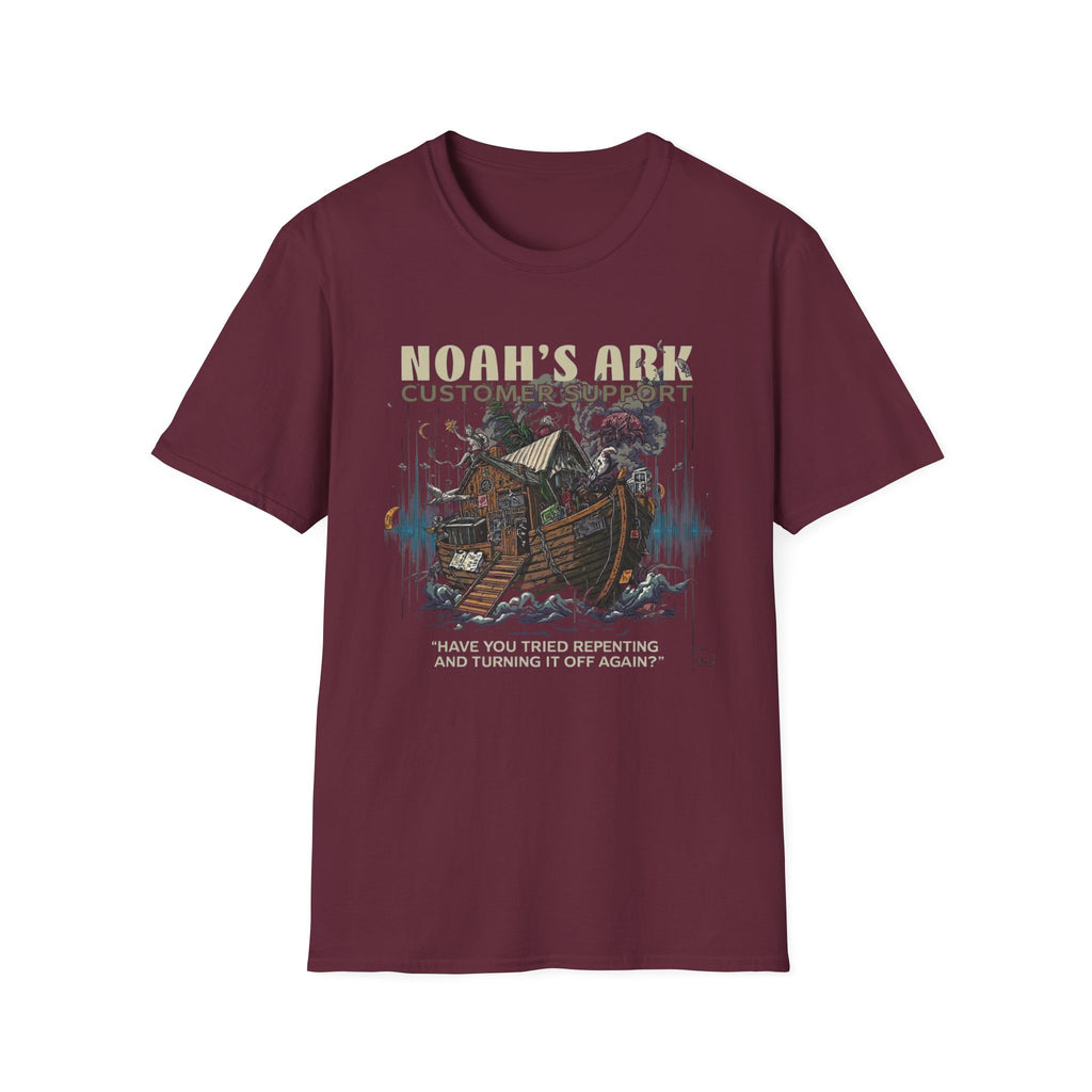 Noah's Ark Graphic T‑Shirt — Vintage Ark Illustration with Animals