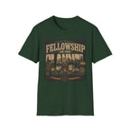 Fellowship of the Flannel T-Shirt — Vintage Outdoor Camping Tee