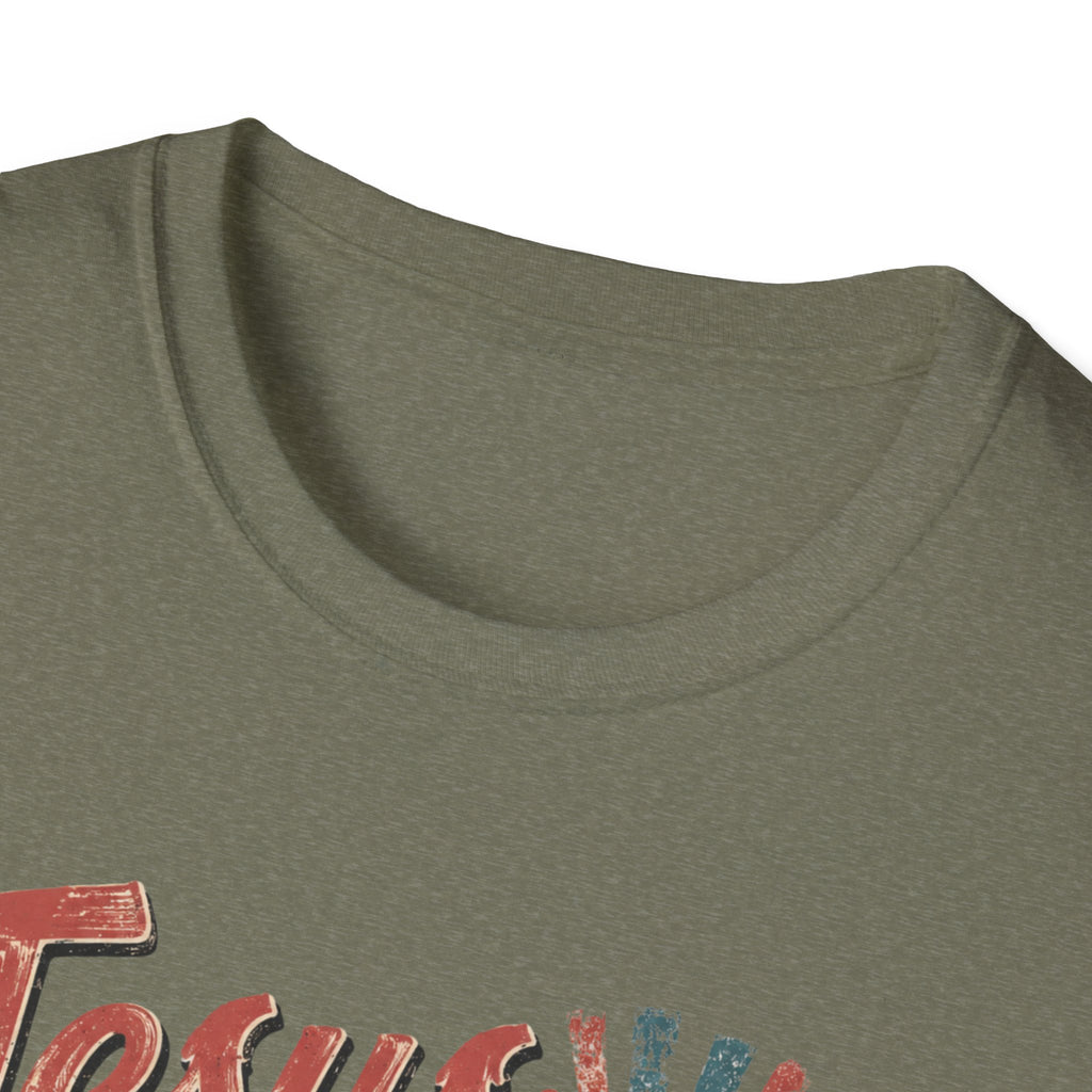 Jesus Is The Only One Who Can Fix My Mess T-Shirt — Christian Vintage Cassette Graphic Tee
