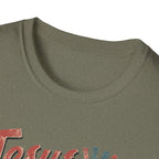 Jesus Is The Only One Who Can Fix My Mess T-Shirt — Christian Vintage Cassette Graphic Tee