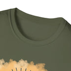 Be The Light Graphic T-Shirt — Floral Lightbulb Inspirational Tee