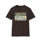 T‑Shirt — "Loaves, Fish & Budget Cuts: Miracles Don’t Cover Inflation"