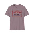 Holy Water & Ibuprofen T-Shirt — Funny Gen X Survival Tee