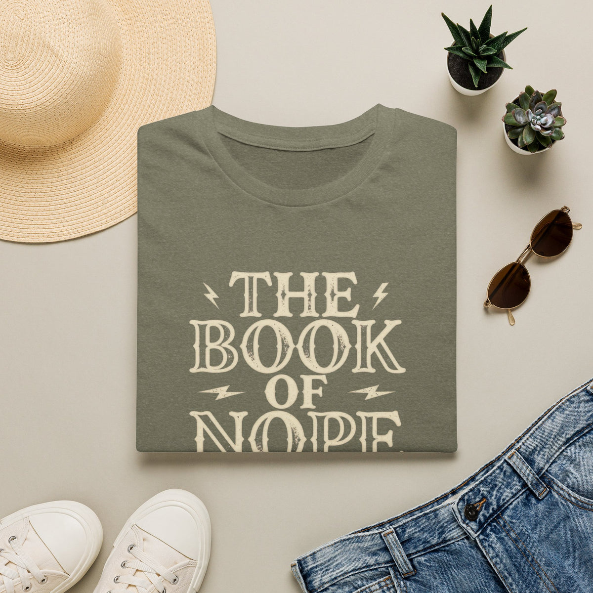 T‑Shirt — "The Book of Nope" Graphic Tee