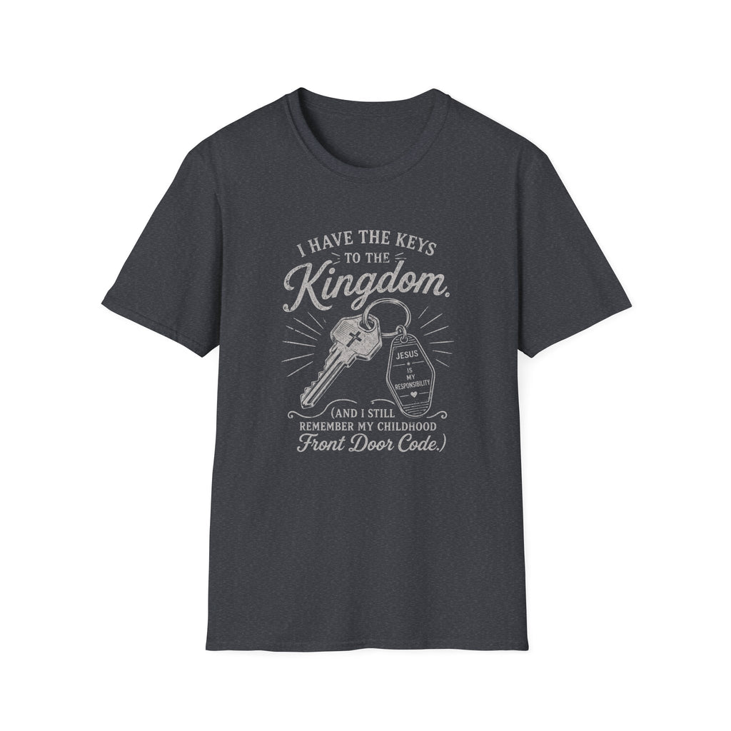 Kingdom Keys T-Shirt — "I Have the Keys to the Kingdom" Church Faith Tee