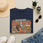 Raised on Hose Water Retro Graphic T-Shirt — Vintage Barber/Salon Vibes