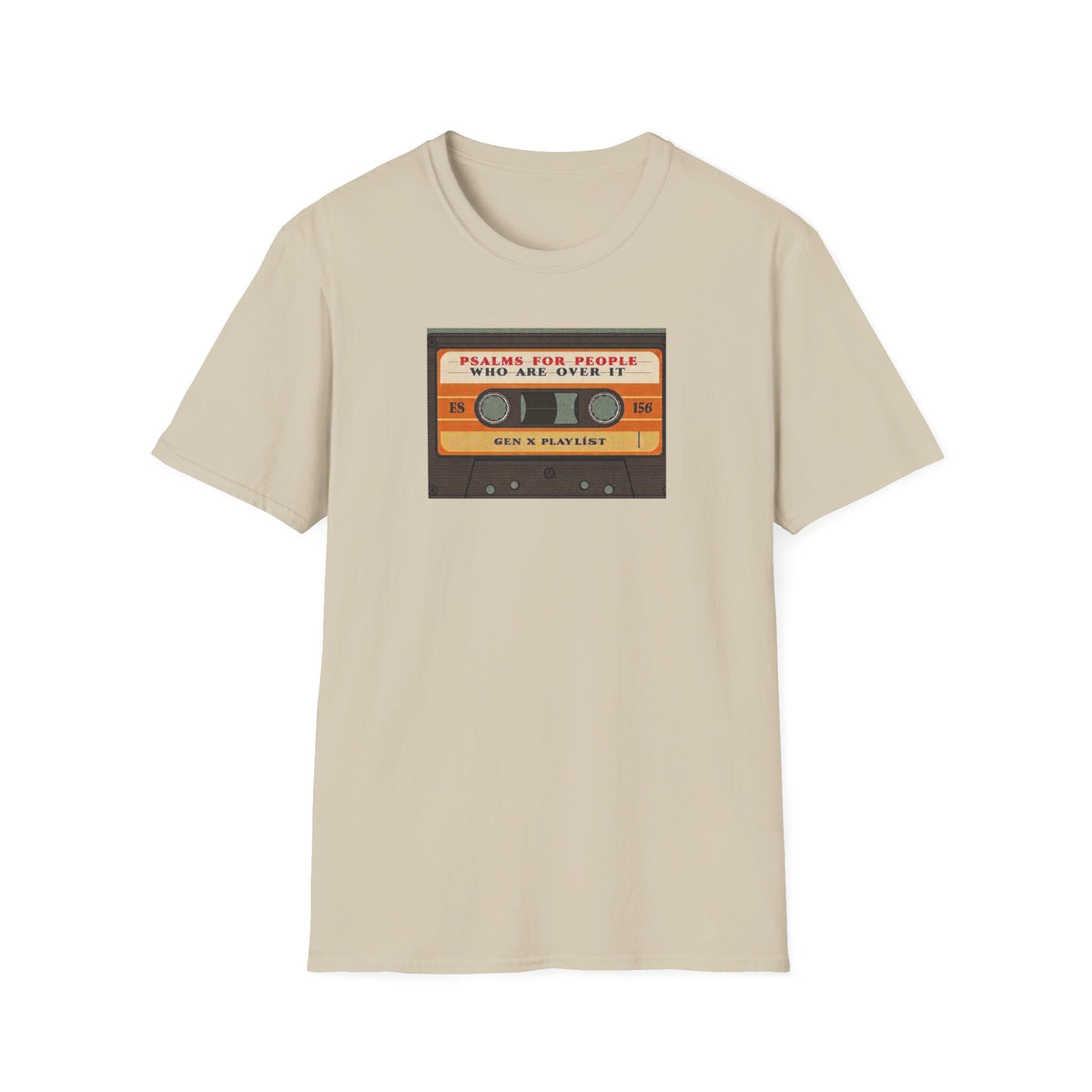 Retro Cassette T-Shirt — "Mixtapes for People Who Are Over It" Vintage Music Tee