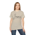Jesus Script Tee — "Jesus: The Way The Truth The Life" Christian Faith T-Shirt