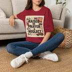 Raised on Prayer T-Shirt — Vintage Faith & Nostalgia Tee