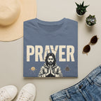 Prayer Warrior T-Shirt — Meditative Jesus Graphic Tee