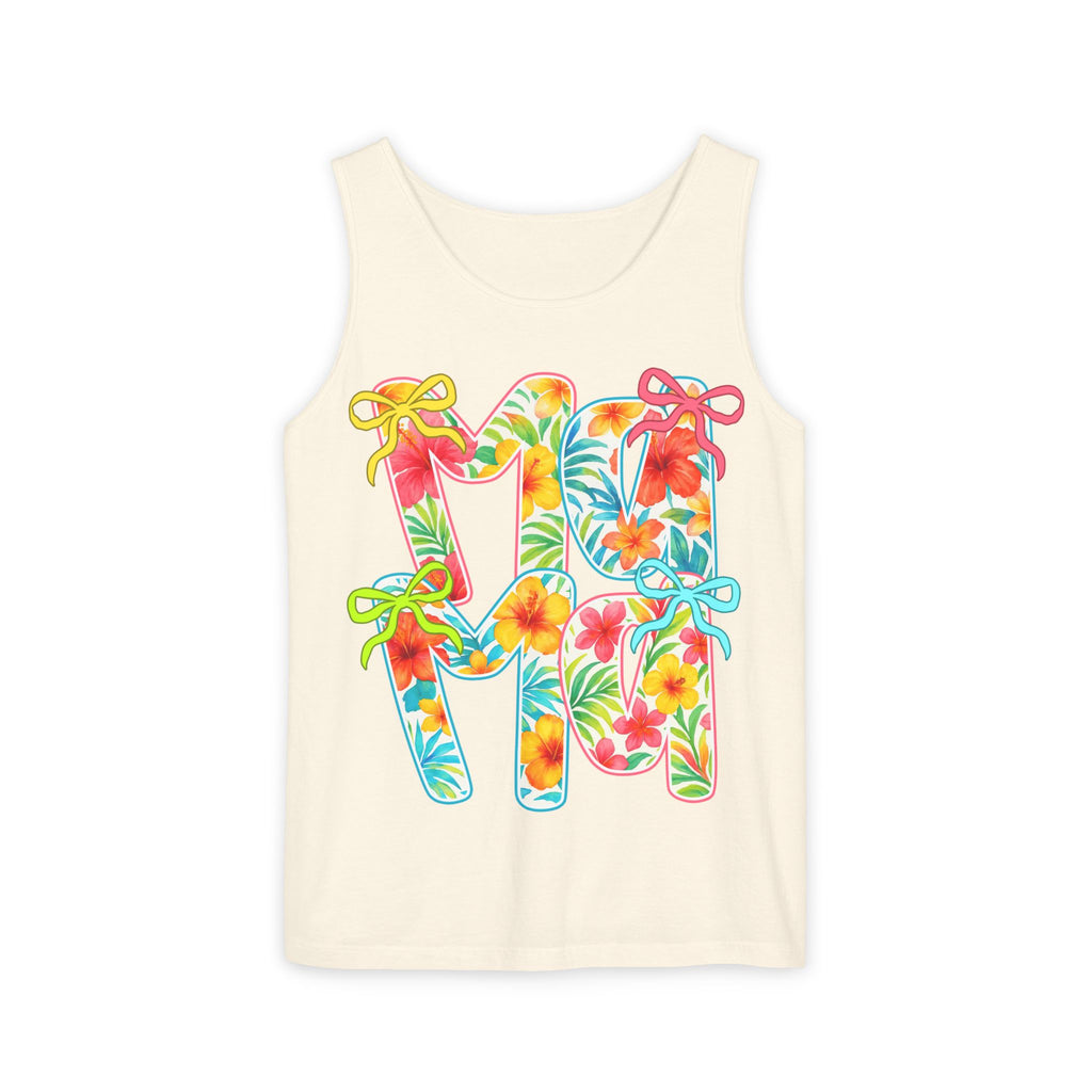Hawaii Floral 'Mama' Tank Top — Tropical Vacation Beachwear