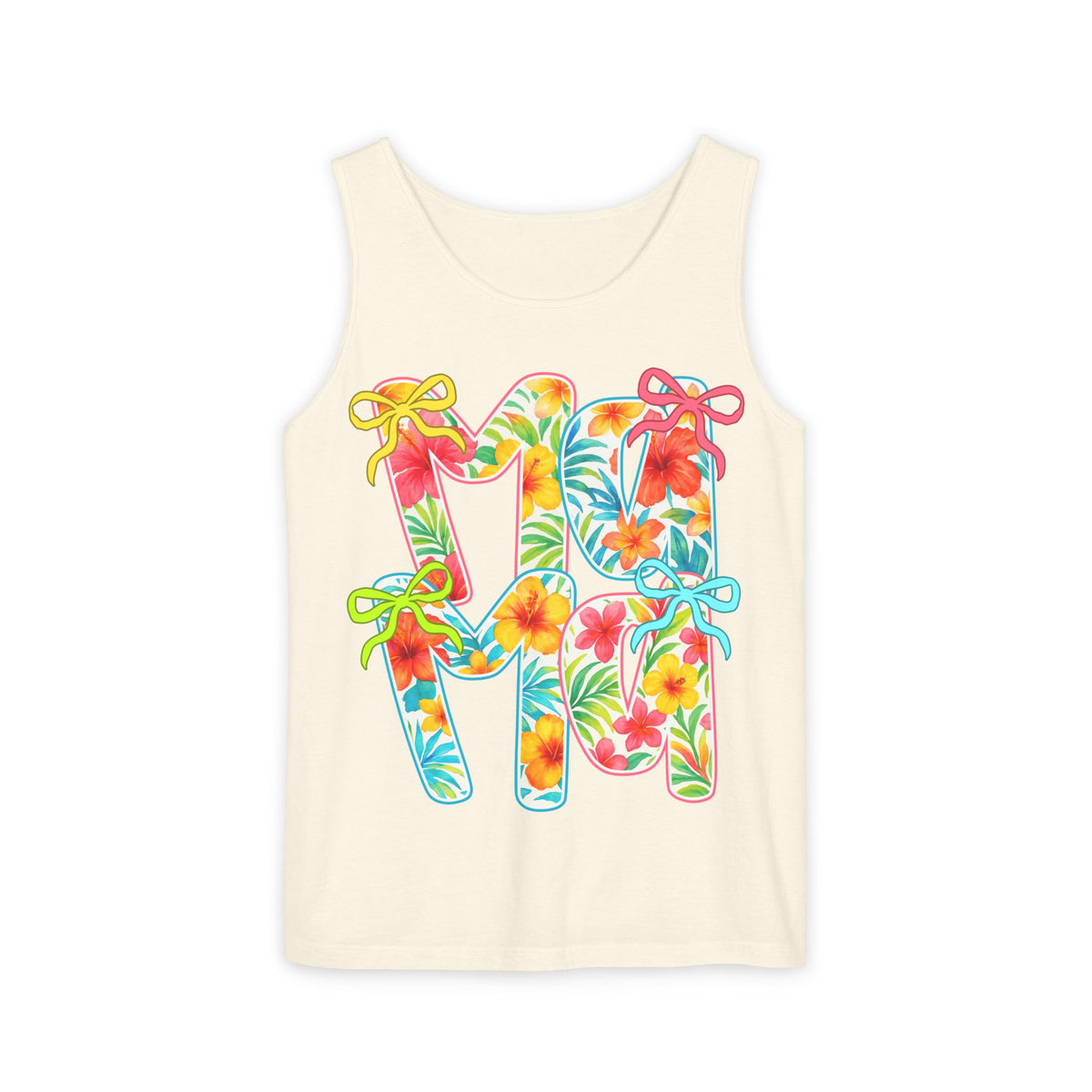 Hawaii Floral 'Mama' Tank Top — Tropical Vacation Beachwear