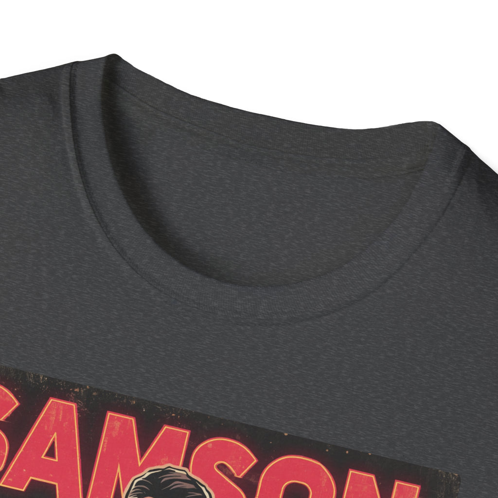 Samson Strength T-Shirt – "Strength Issues Detected" Retro Gym Tee