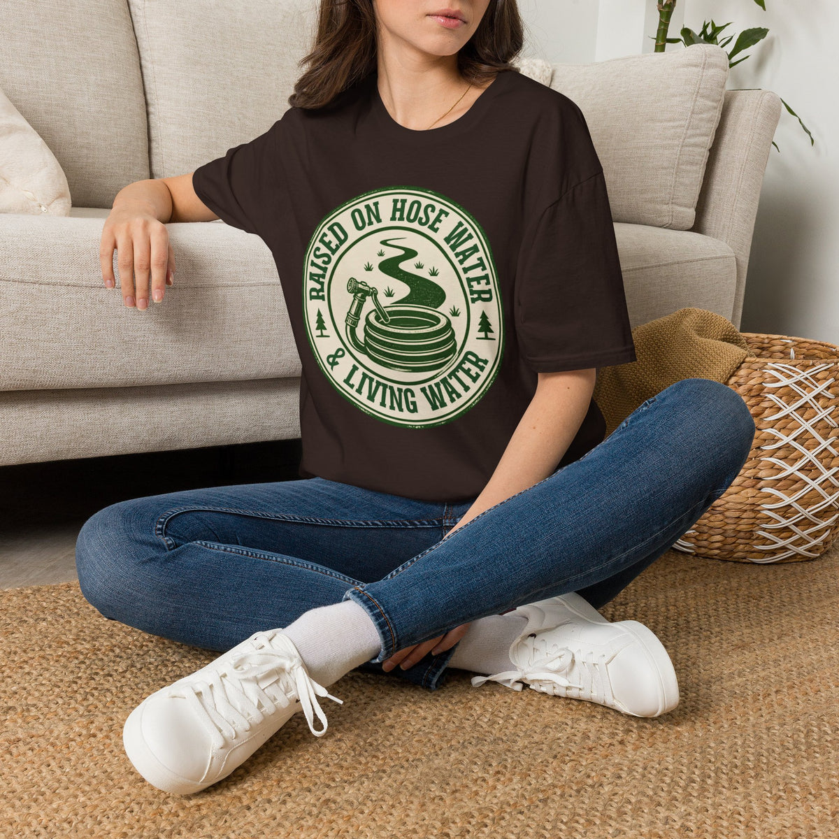 Raised on Hose Water T-Shirt — Rustic Country Farm Life Tee