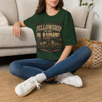 Fellowship of the Flannel T-Shirt — Vintage Outdoor Camping Tee
