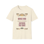 Grace Has Entered the Chat T-Shirt — Retro Boho Graphic Tee for Women