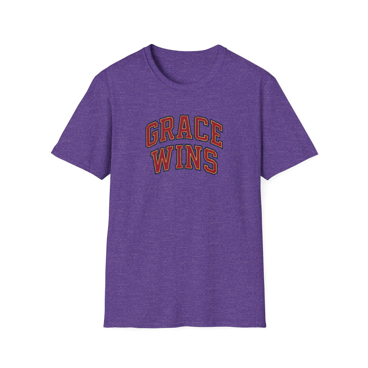 Grace Wins Bold Text T-Shirt