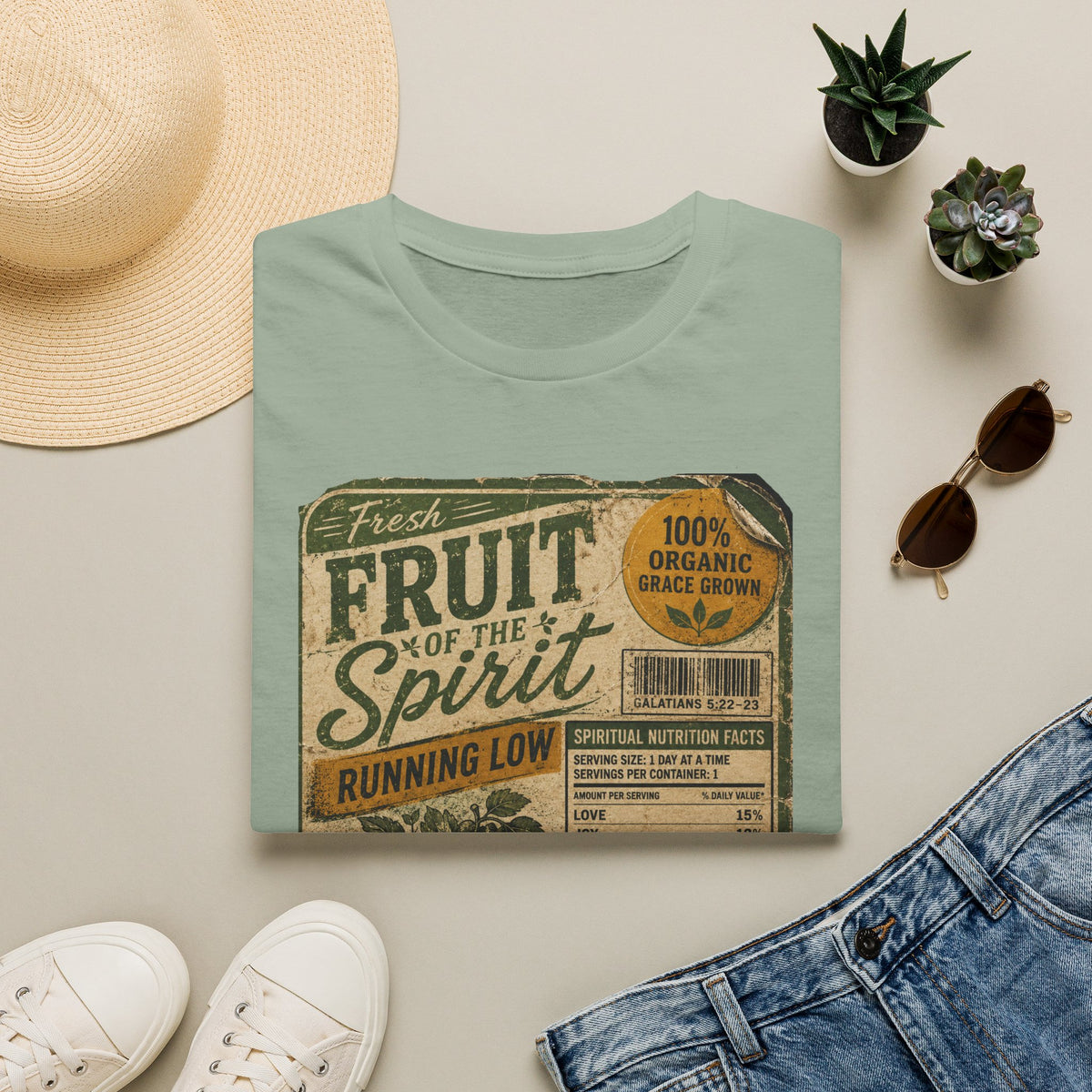Fruit of the Spirit T‑Shirt — Vintage ‘Fresh Fruit of the Spirit’ Christian Graphic Tee