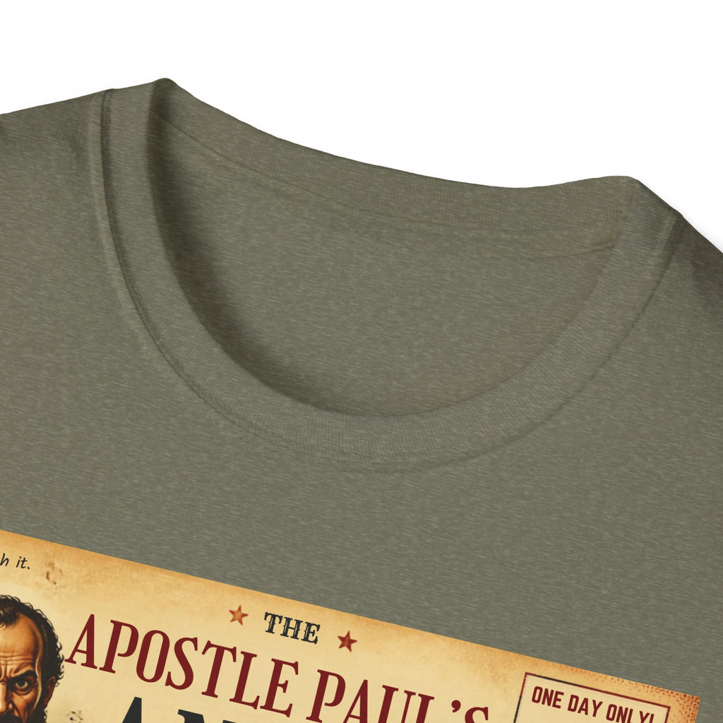 T-Shirt — "Apostle Paul's Anger Management Seminar" Vintage Christian Humor Tee